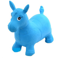 Прыгун Bambi MS 0001 лошадка светло-синяя